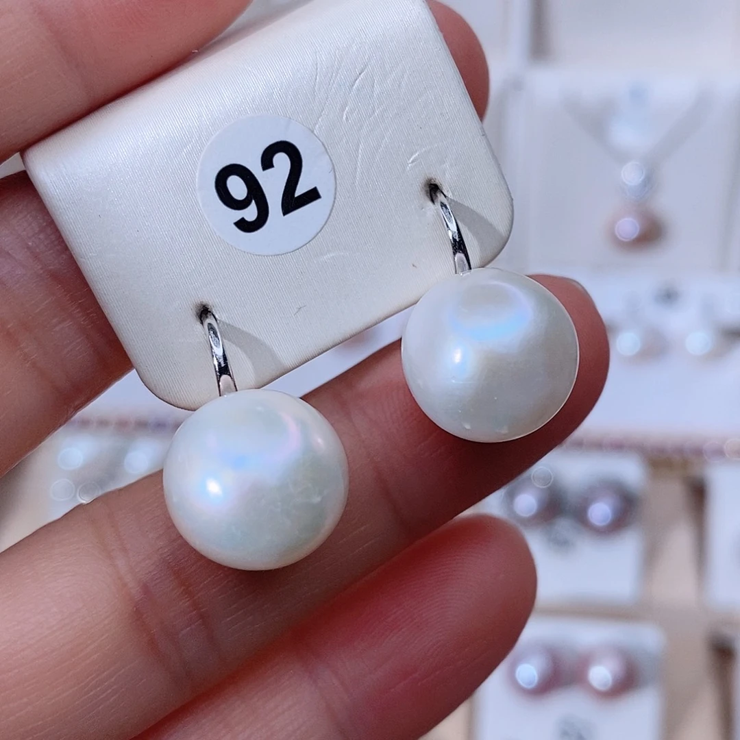 银S925镶嵌颈饰淡水珍珠