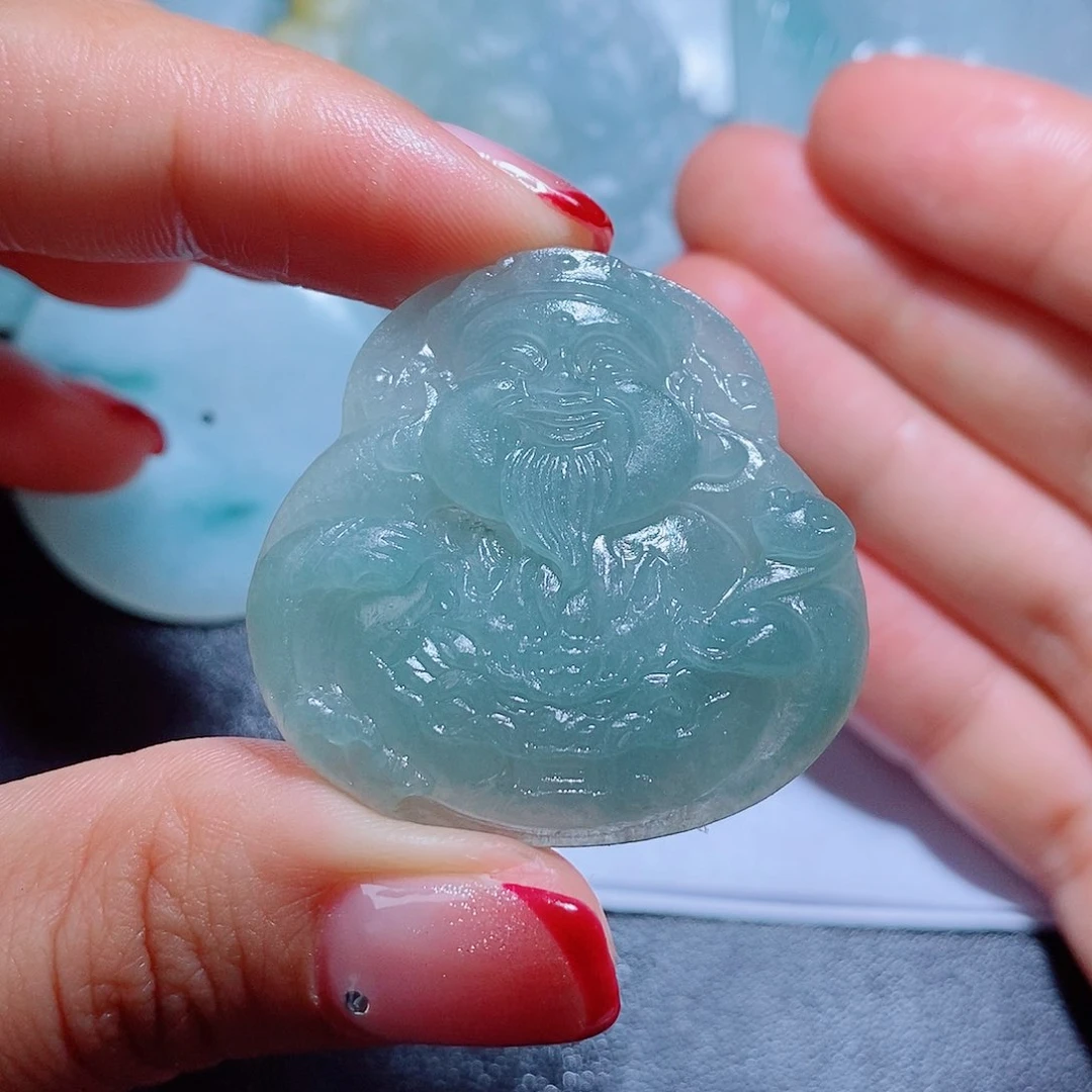 定制翡翠未镶嵌毛货不支持退换货付款后确认抛光