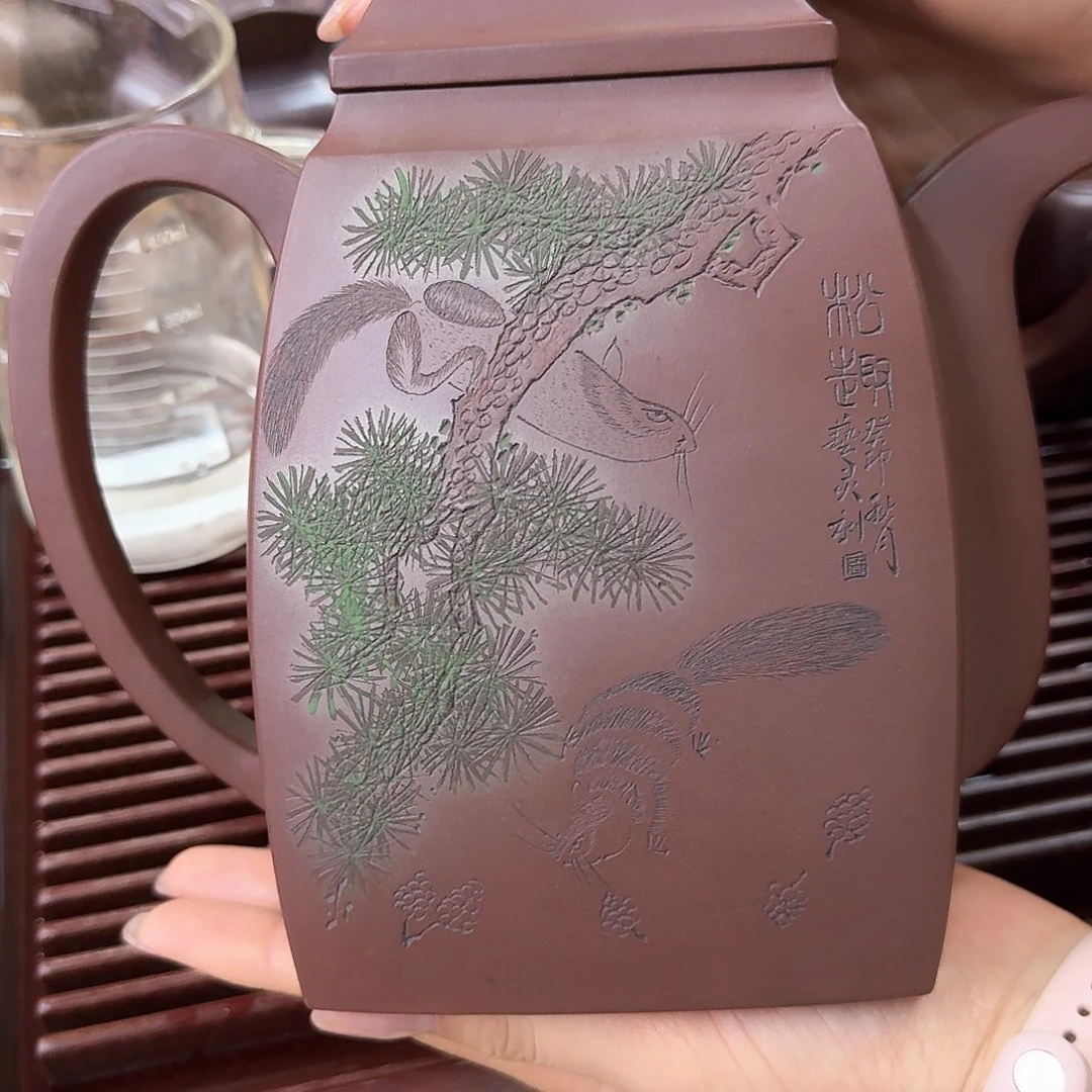 紫砂茶壶紫砂壶汉方1700cc
