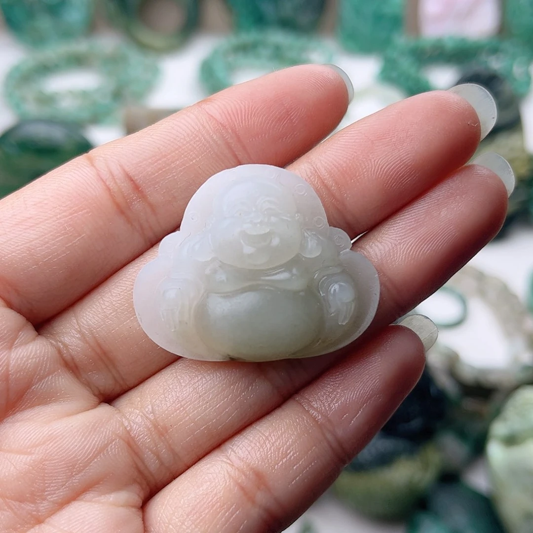 独山玉挂件未镶嵌朔*