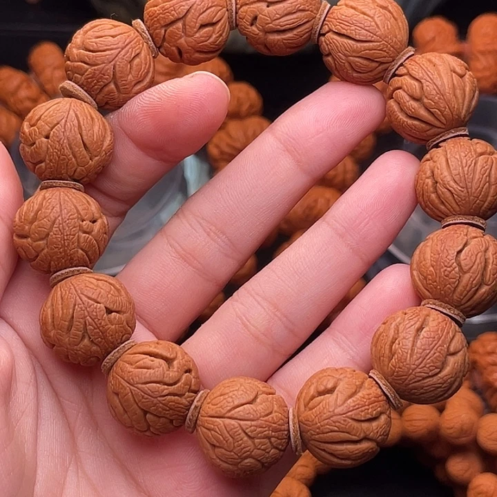 手串桃核红魔铁将军1.7