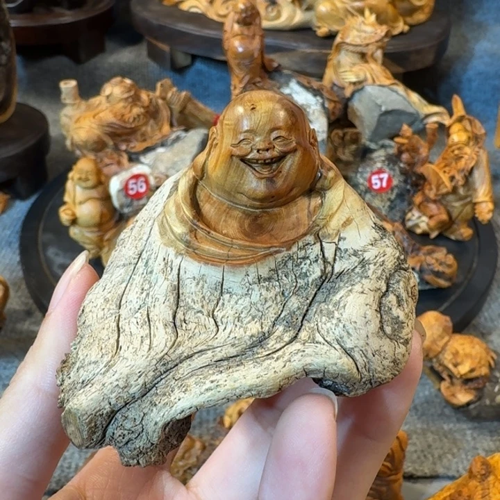 崖柏摆件手把件等