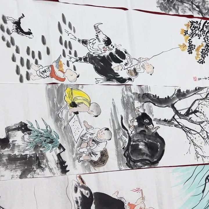 竖款早上好主播和你们说画