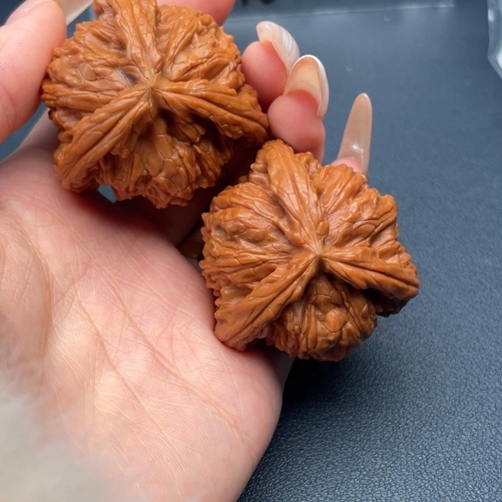 ༒***༒吊坠文玩核桃白狮子