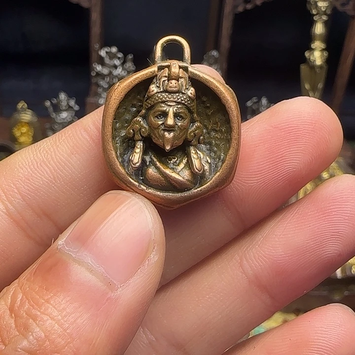 行***走泥塑藏式风格小元素