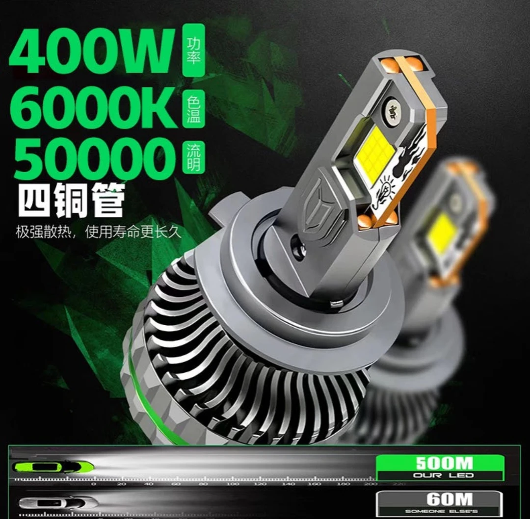 【2】400瓦LED汽车灯泡 大车小车通用