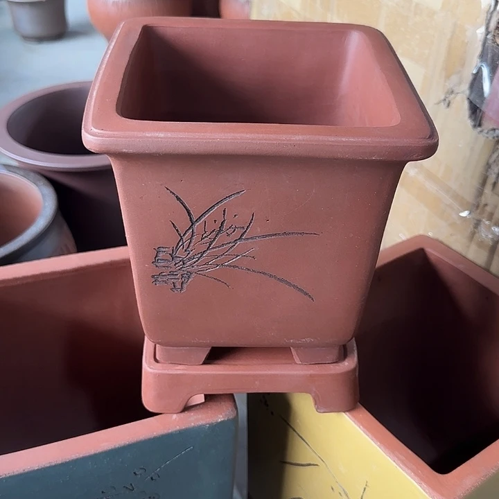 罗***峰18×18送托盘手工方盆一只