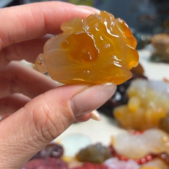 玛瑙/玉髓未镶嵌吊坠(不含链)