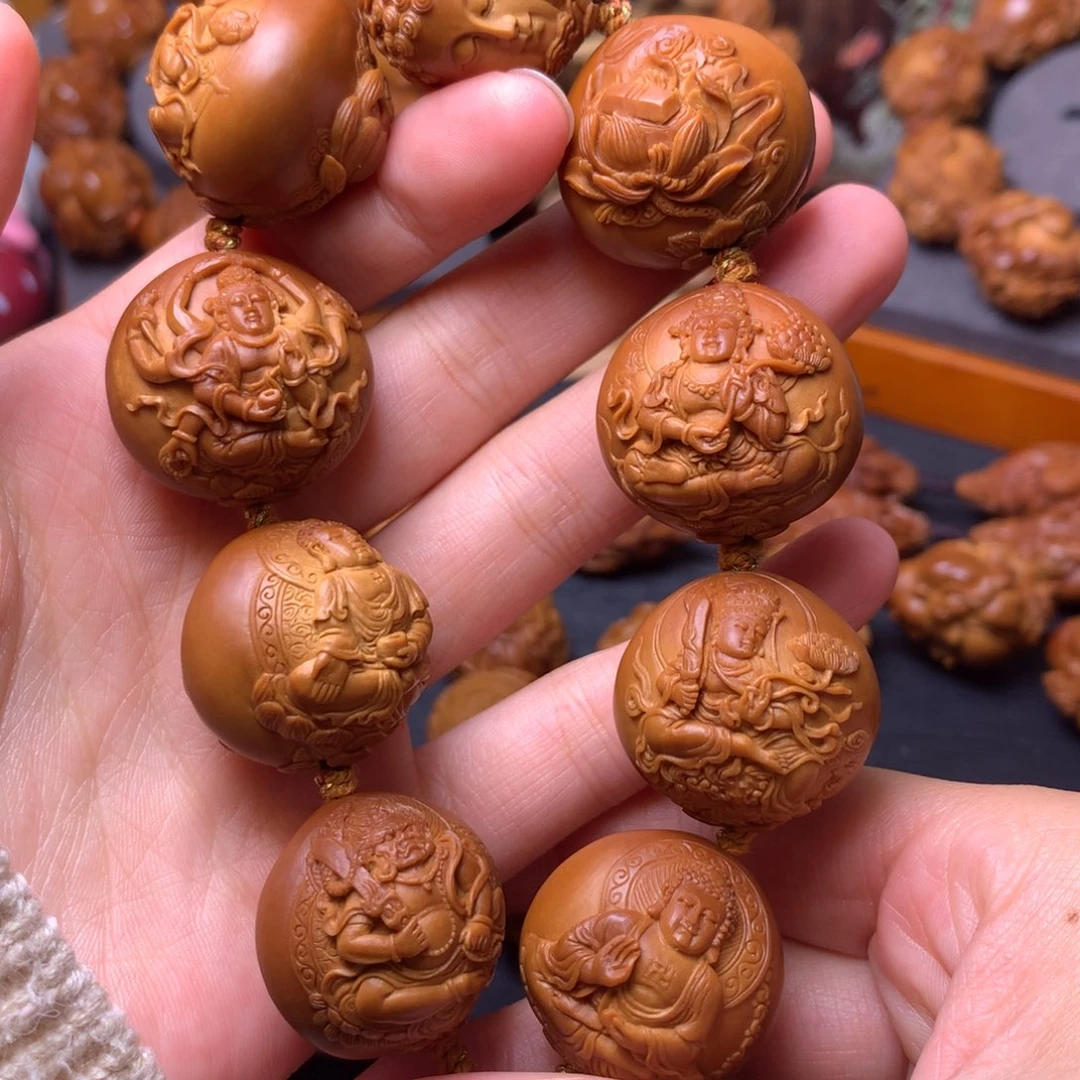 手串/手链橄榄核莲花万佛