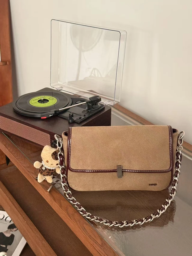 【中古信封2656】sanqimtime小叁七2656#时尚百搭单肩包斜挎小包