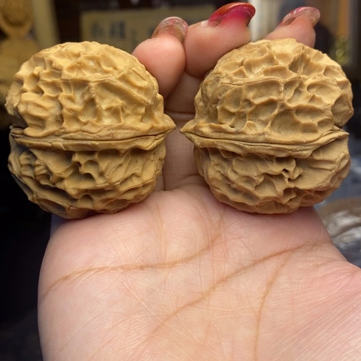 吊坠文玩核桃28凤凰牡丹老树