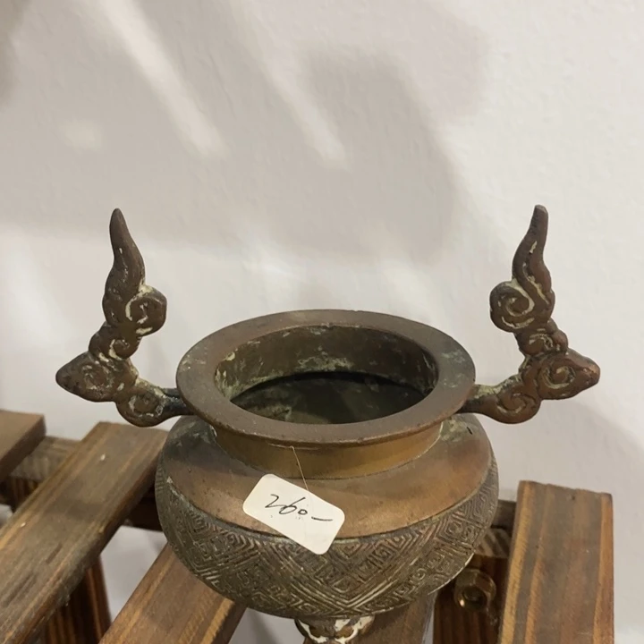 手工艺品琉璃铜香炉
