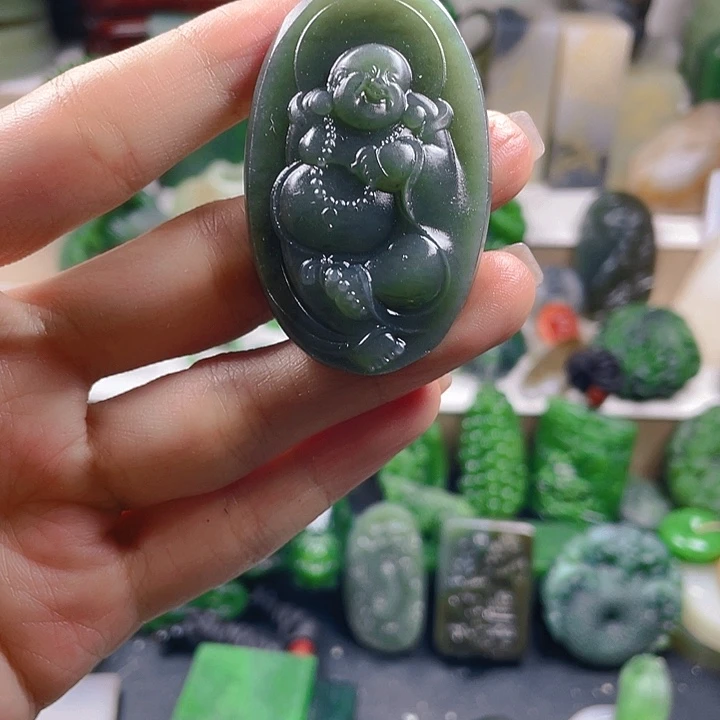 未镶嵌和田玉珠宝半成品