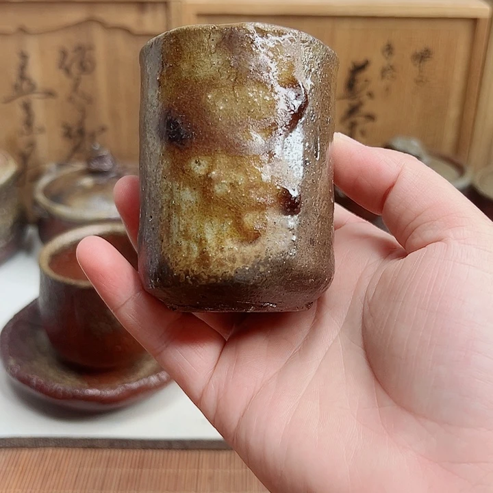 备前烧，森笃夫主人杯，