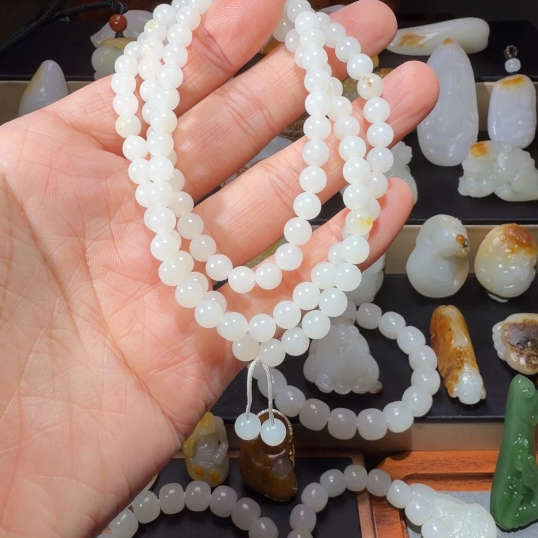 和田玉未镶嵌手链