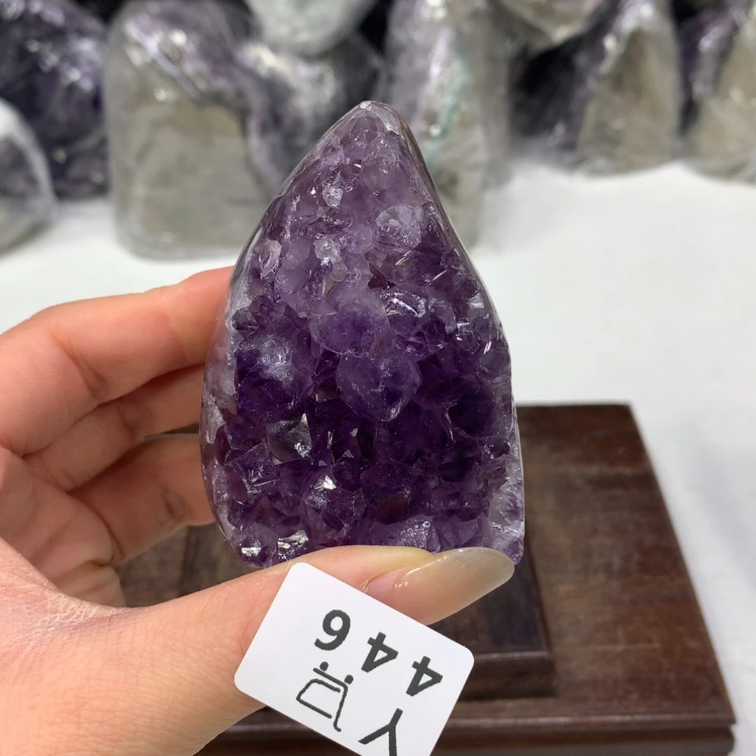 紫晶摆件未镶嵌水晶