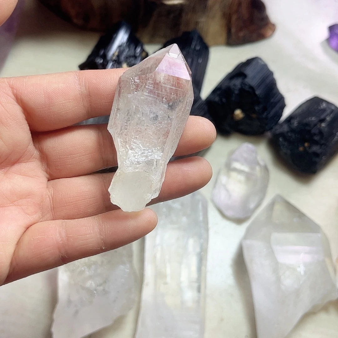 水晶天然水晶原石未镶嵌静**和