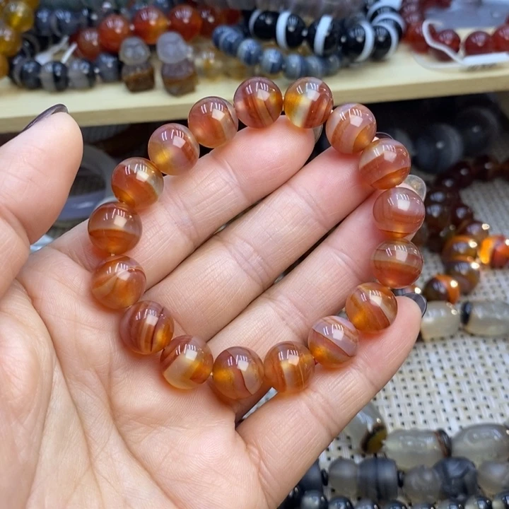 玛瑙/玉髓未镶嵌手链