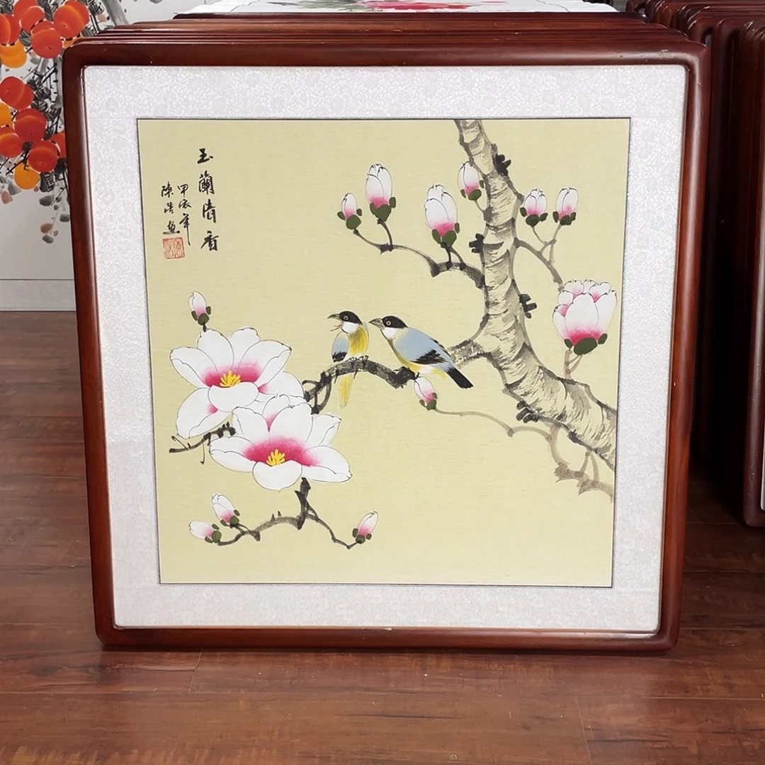 国画带框尺寸63*63厘米