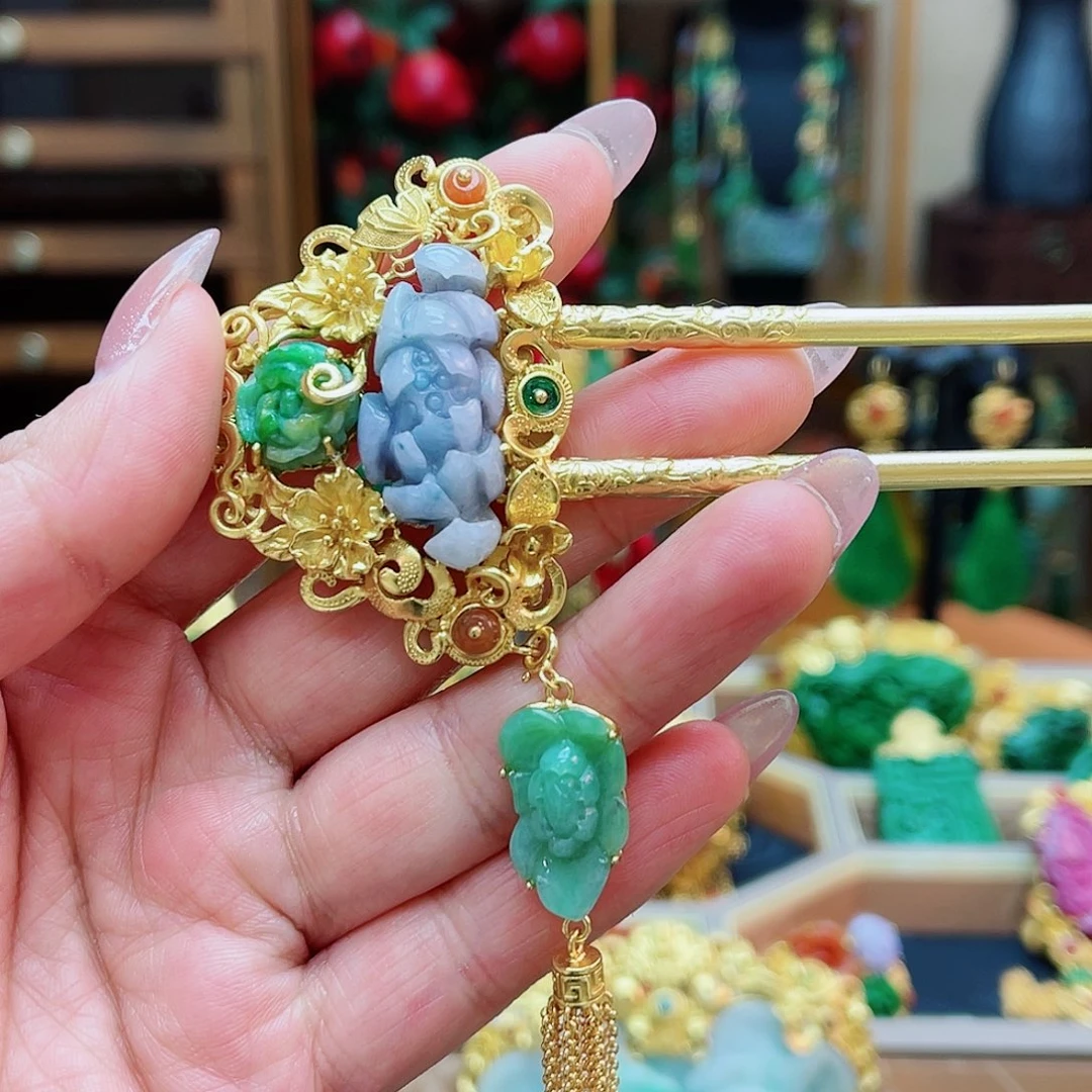 合金挂件翡翠发簪48小时鉴赏期