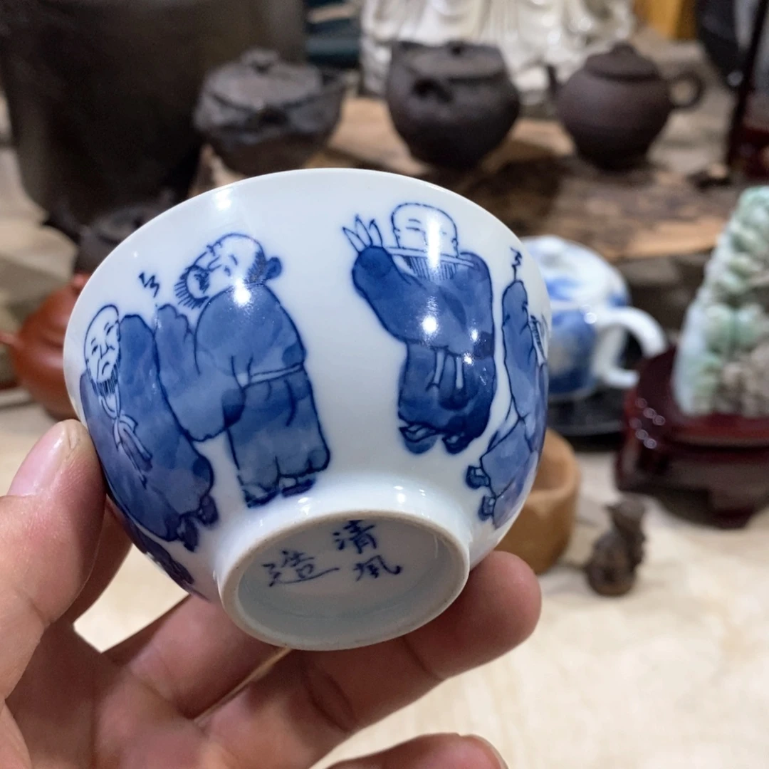 蜜胺手绘陶瓷杯子