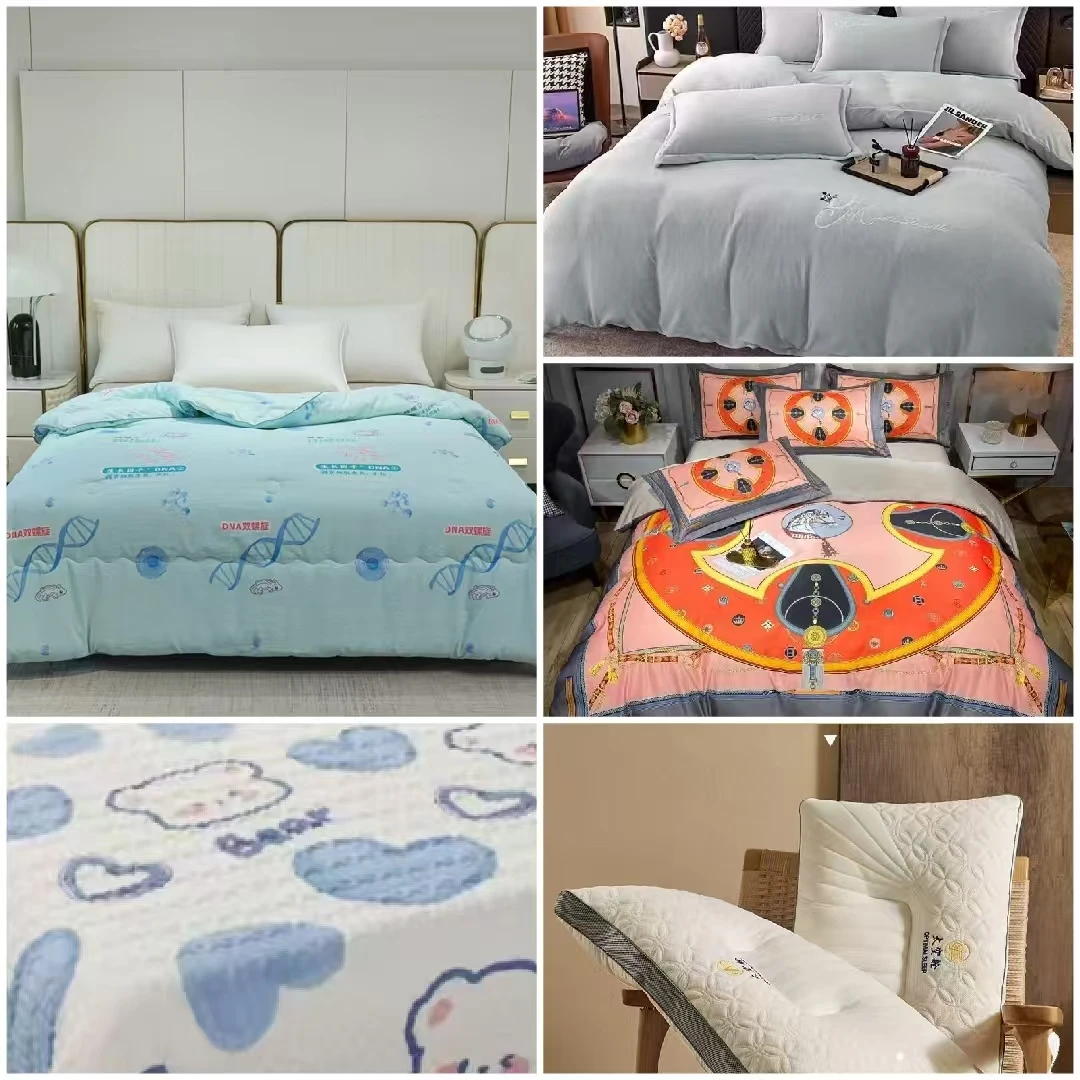 【MM专属】荣源再生花型被+金丝绒四件套+太空舱枕+大版四件+绒床盖