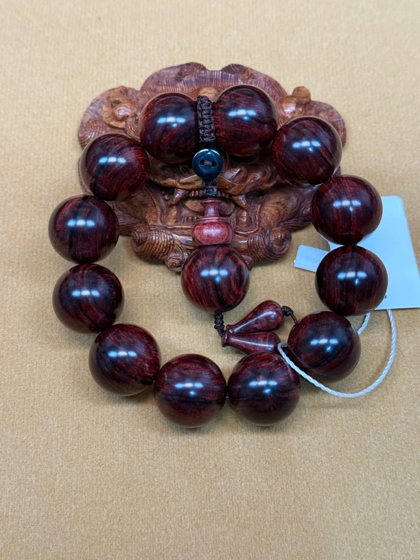 （开门红帝王紫）海南黄花梨铁矿料帝王紫大黑线