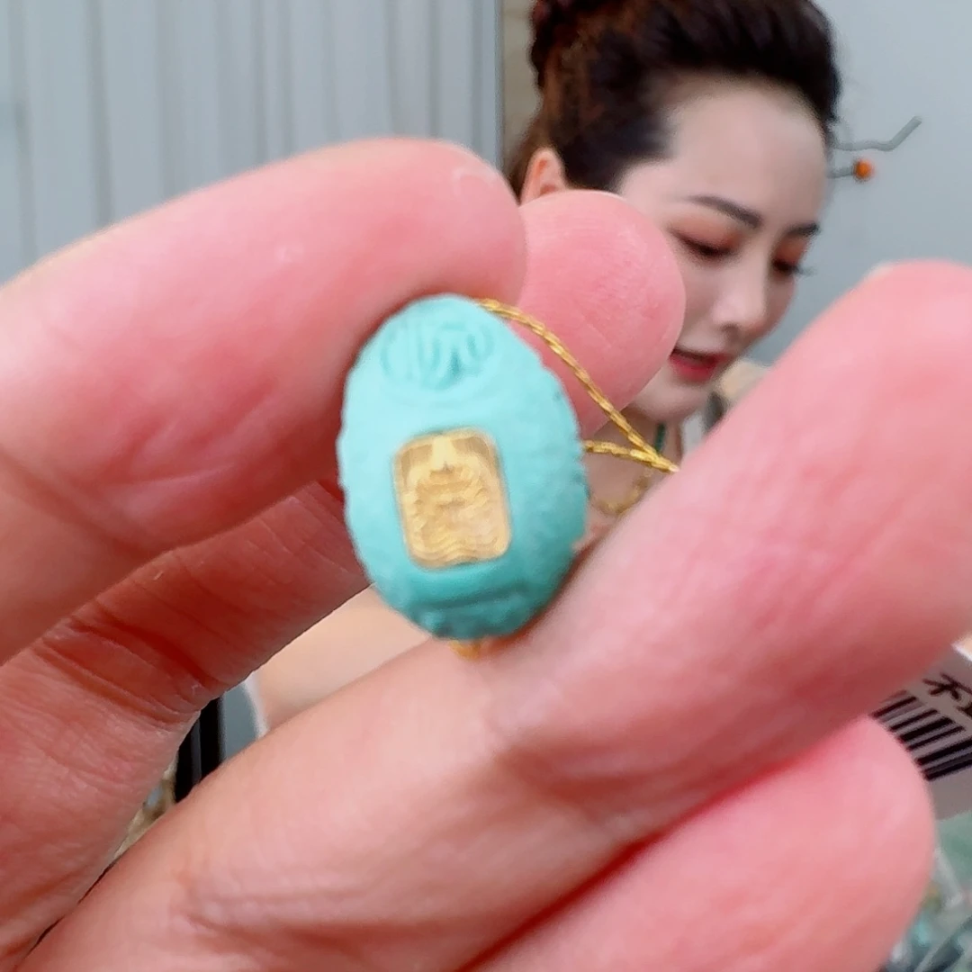 未镶嵌绿松石珠宝奇石