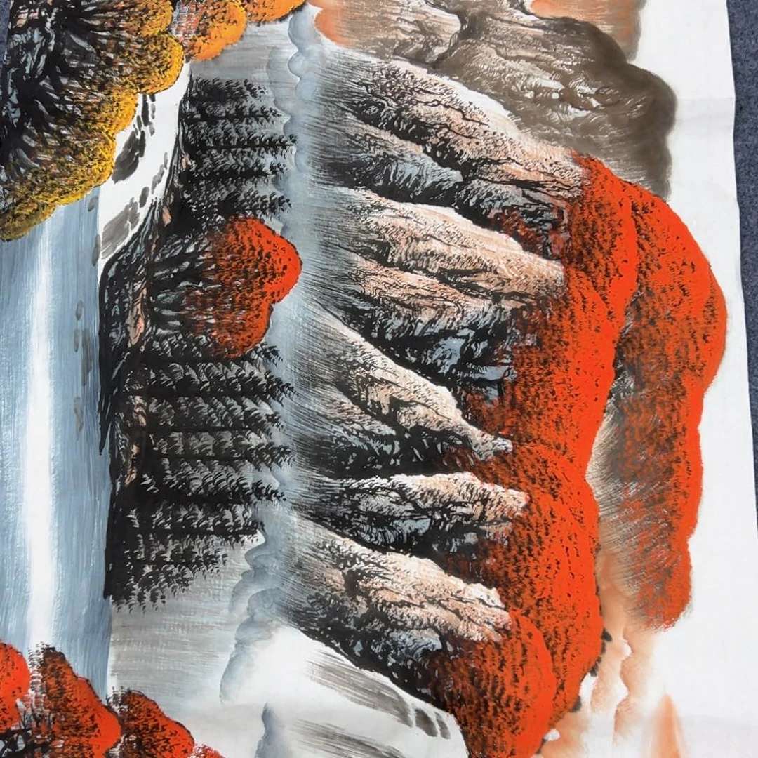 国画国画作品宣纸纯手绘