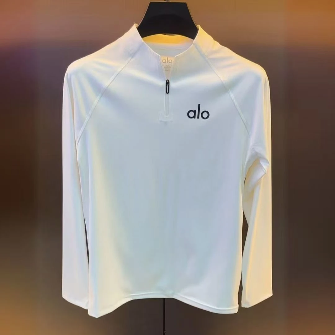 秋季2025男士气质百搭欧洲站轻奢简约必备半拉链运动休闲上衣T恤