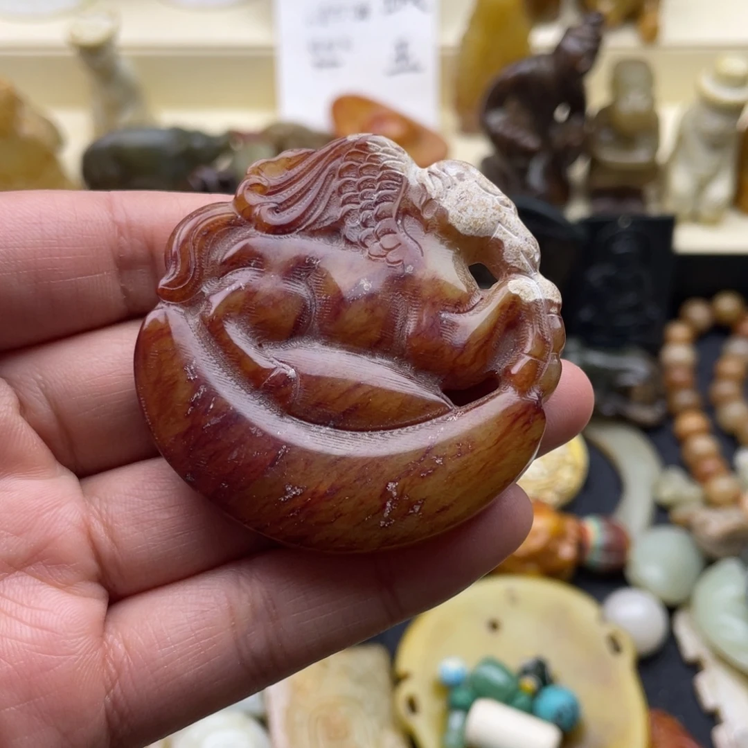 蛇纹石玉未镶嵌颈饰7