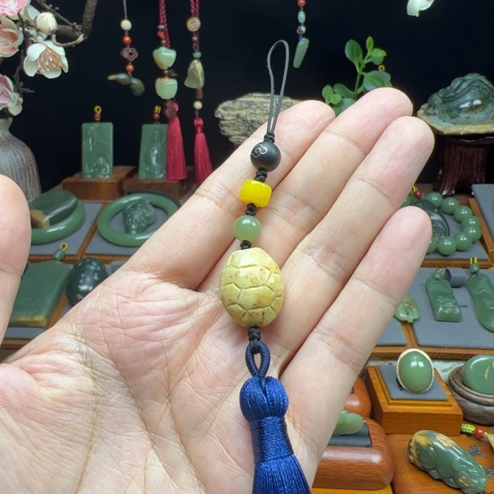 岫岩河磨玉（透闪石质玉）未镶嵌包链