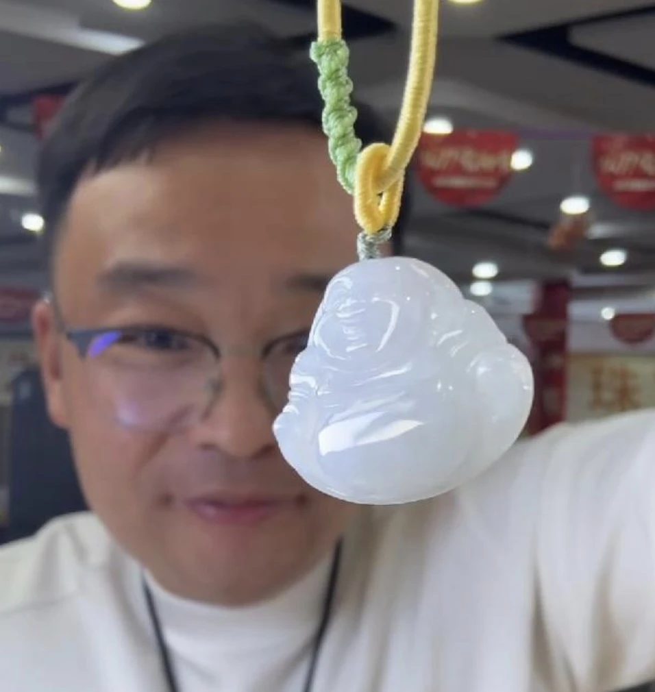 「@一哥精选款」天然缅甸翡翠挂件/@1120-GJ003/佛公