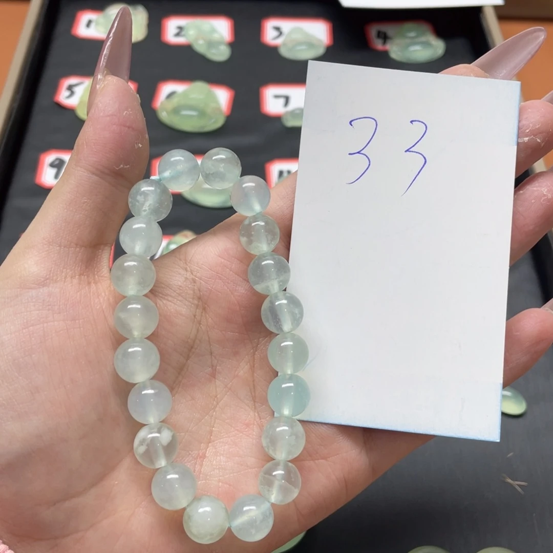 蛇纹石玉未镶嵌手链