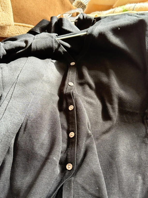 小飞袖短袖带围巾