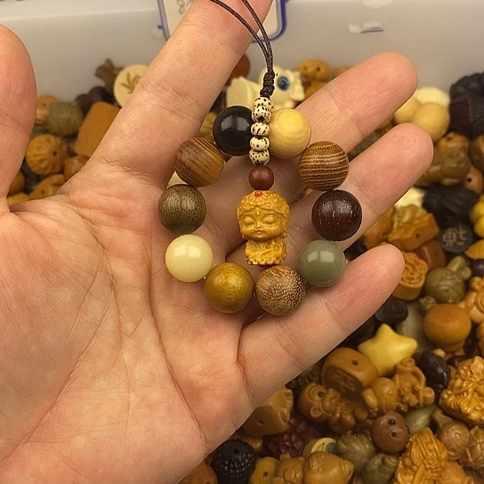 破布木（黄金檀）多宝挂件