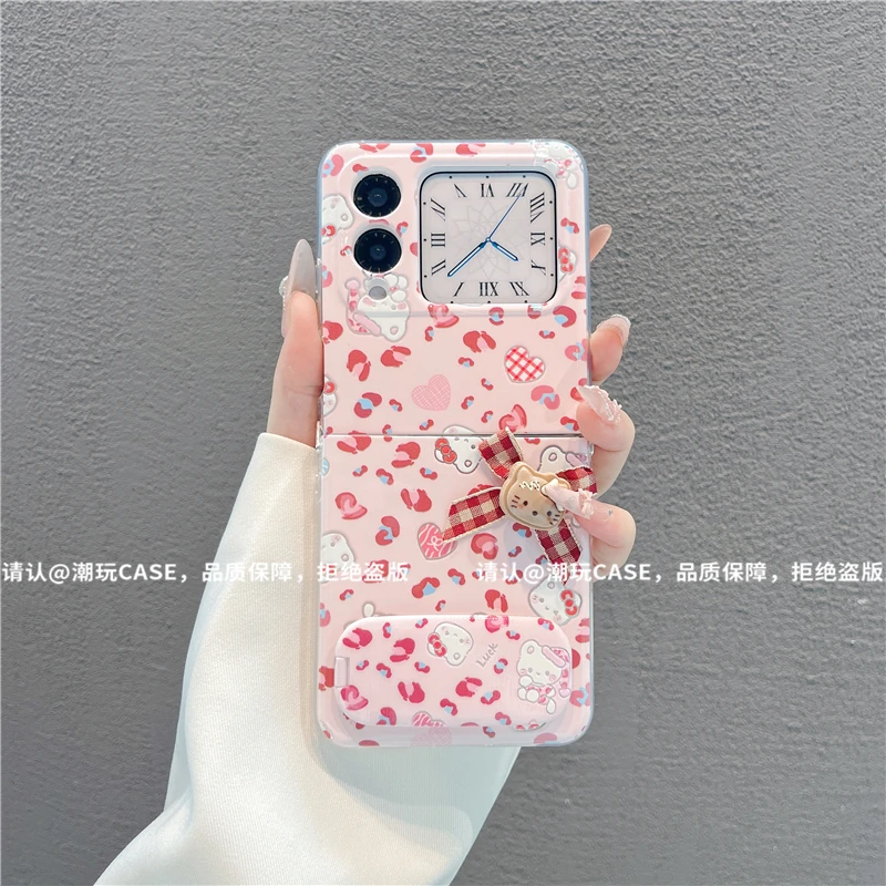 透明折叠壳适用华为荣耀/OPPO/VIVO/小米/三星华为novaflip手机壳
