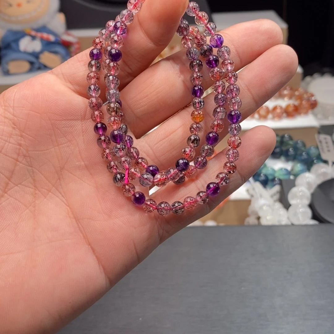 水晶手链银S925镶嵌