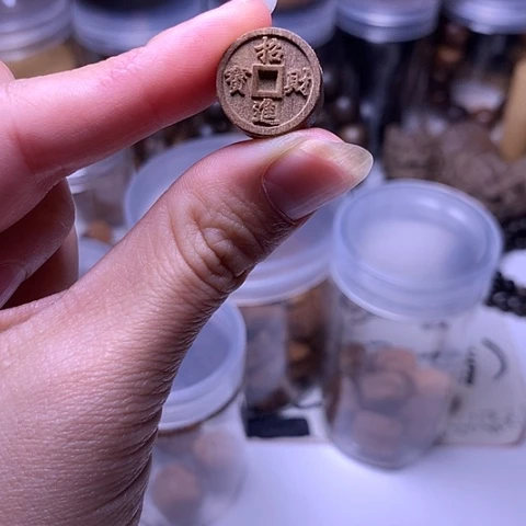 檀香木吊坠老山檀香满工招财进宝配饰