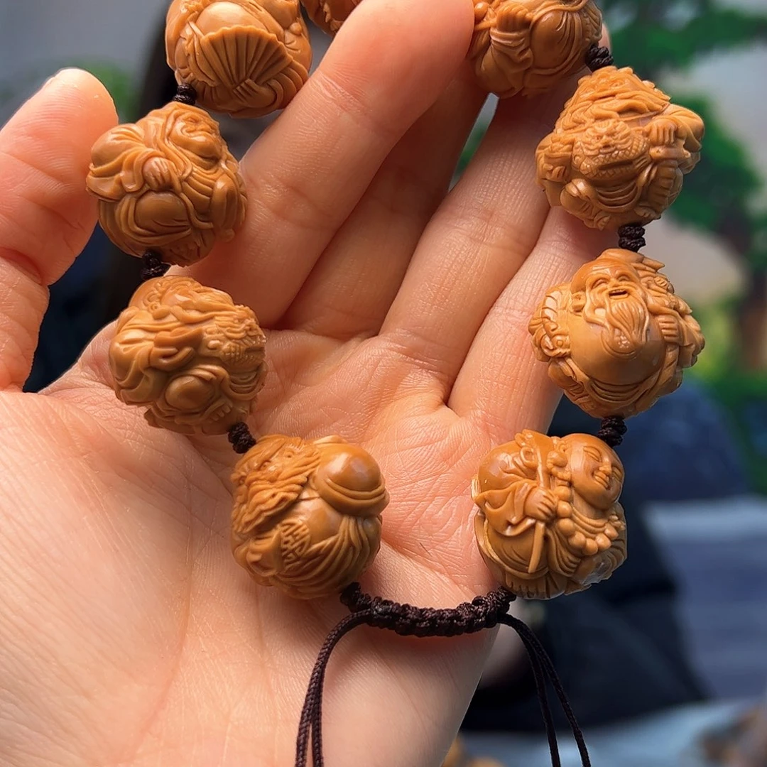 橄榄核手串/手链木*杨橄榄核