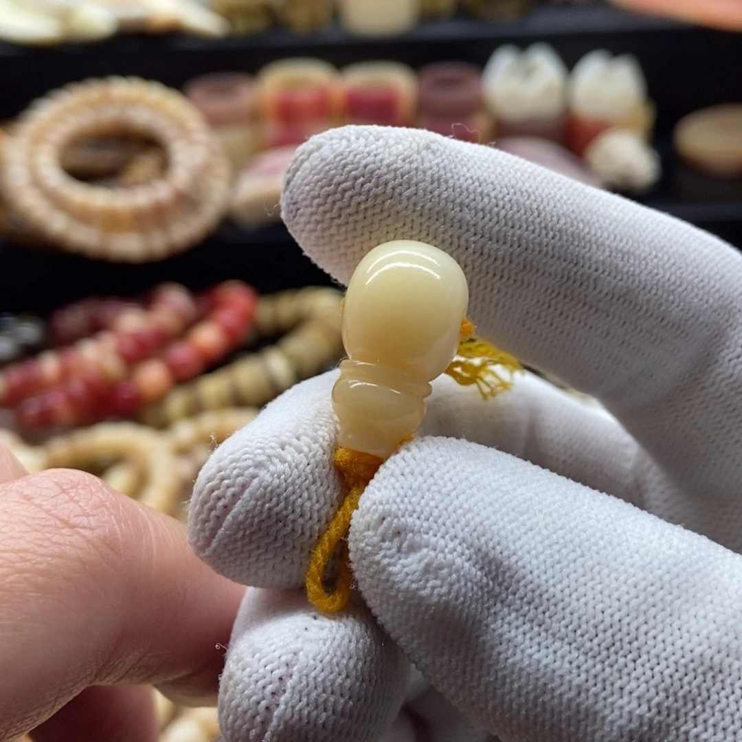 驼骨手串/手链黄透分体三通