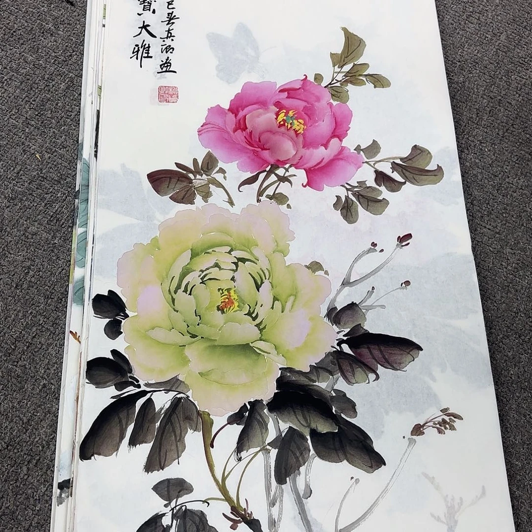 国画国画作品多次入选省