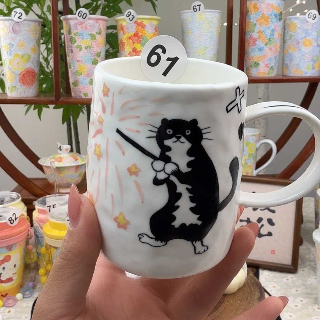 摆件陶61景德镇手绘高温釉下彩
