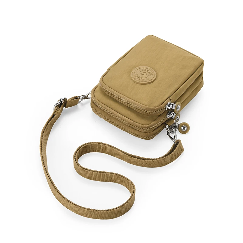 手机零钱包女小巧斜挎包夏季多功能百搭小包包2025新款牛津布单肩