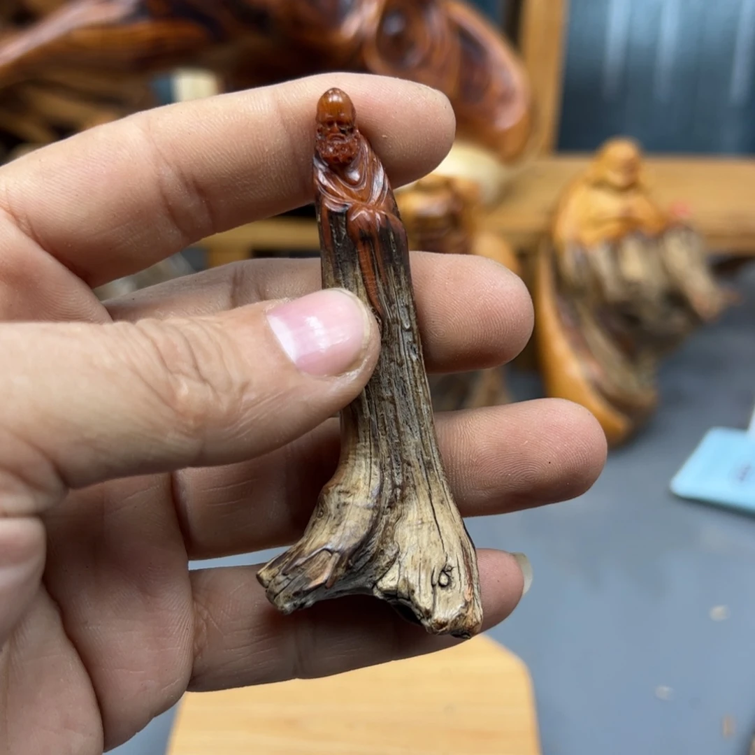 用***2木崖柏木摆件手把件