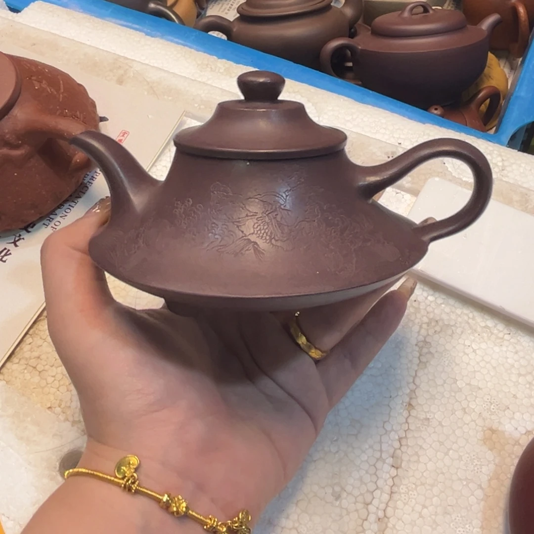 紫砂雕宠小器高品
