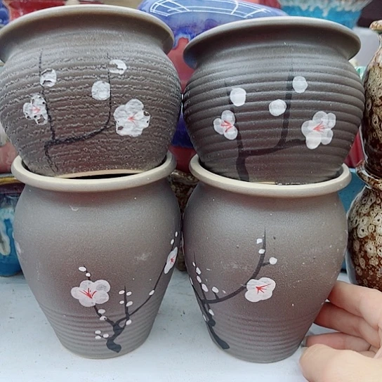 多肉绿植陶瓷花盆9.9包邮