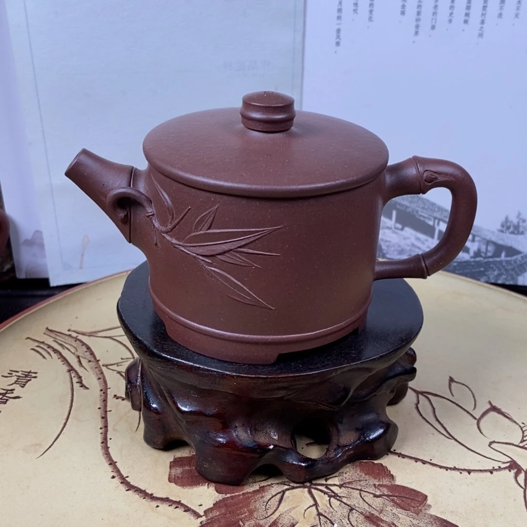 紫砂茶壶袁红梅全手四号井底槽清