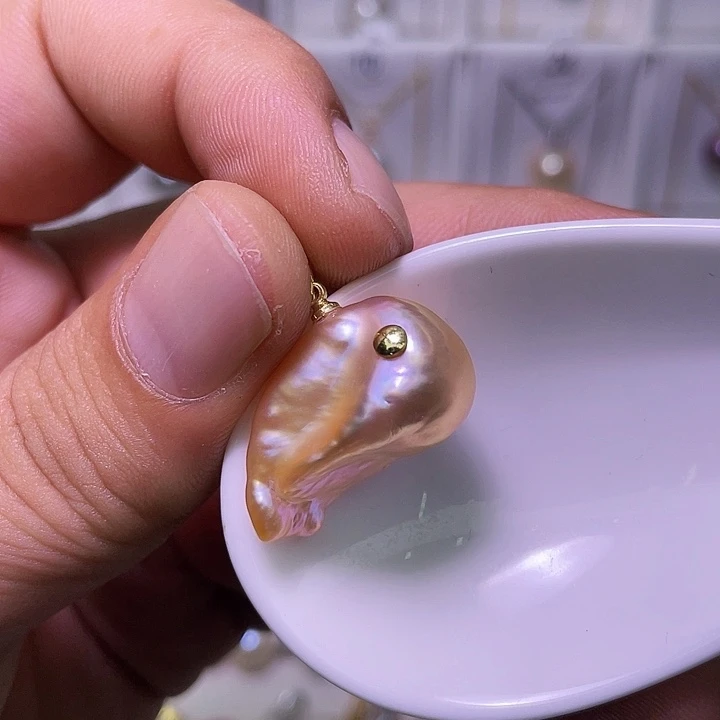 淡水珍珠未镶嵌颈饰04