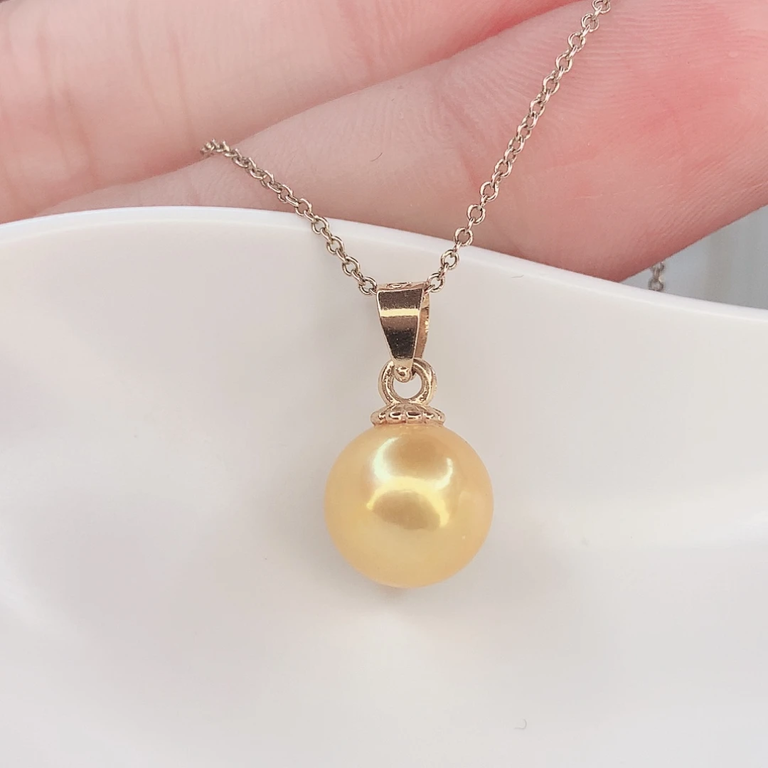 淡水珍珠吊坠(赠链)合金